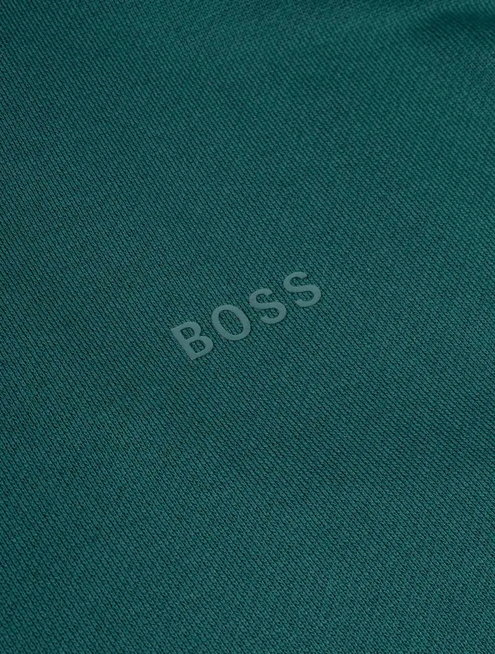 Black Relaxed-Fit Hooded Sweatshirt Green