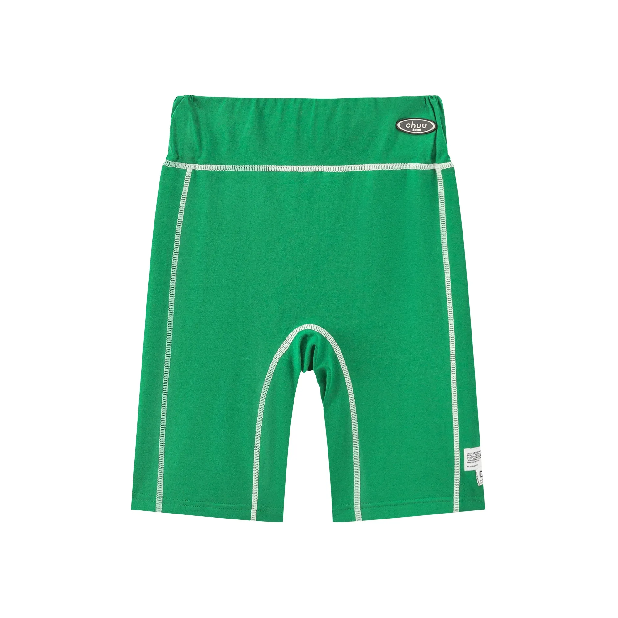 Color Matching Line Bermuda Shorts